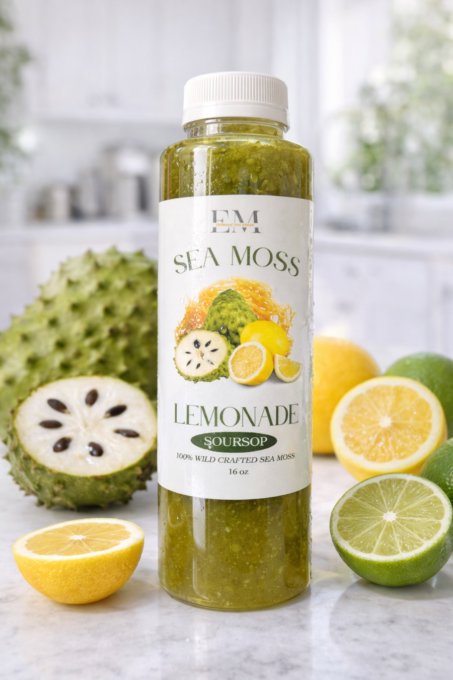 SOURSOP SEA MOSS LEMONADE [16 OZ]